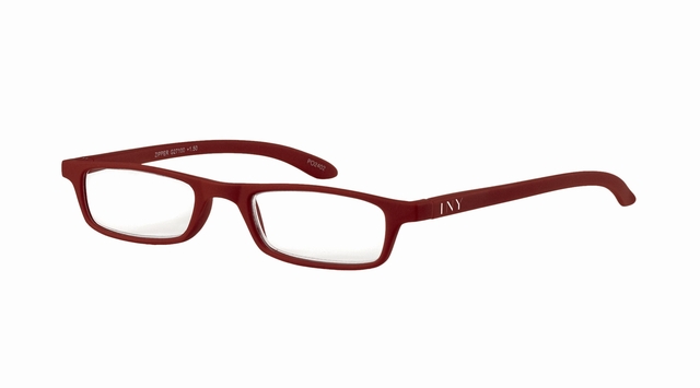 brillen, readerbril, acetaat, rood, unisex