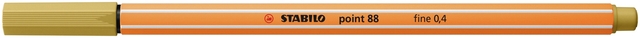 Fineliner STABILO point 88/66 fijn khaki