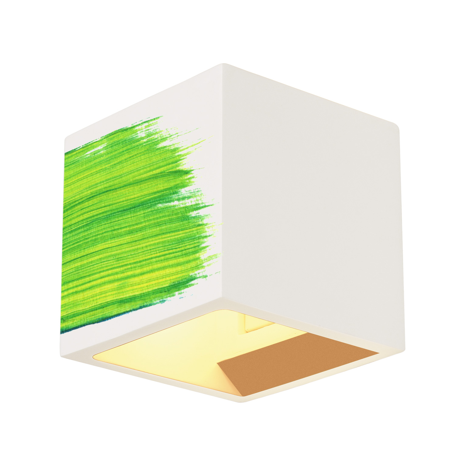 PLASTRA CUBE wit 1xG9