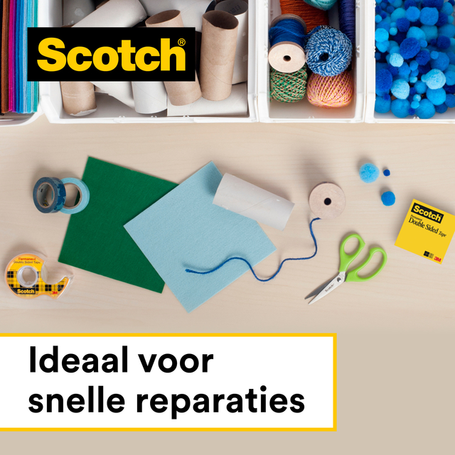scotch, kledingreparatie, naald-en-garen, schaar, scotch-tape, knutselen