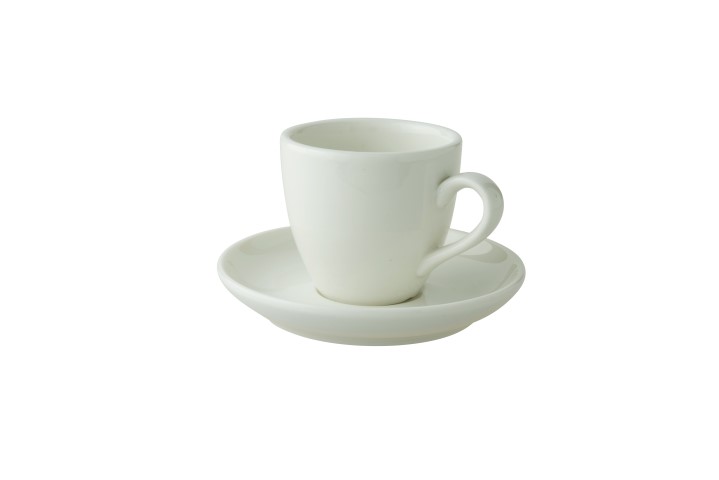 Kop en Schotel Espresso Palmer Robusta 8cl 6.5cm 12 stuks