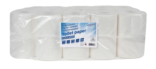 Toiletpapier Cleaninq 2-laags 40x400vel wit