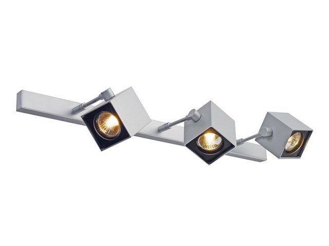 ALTRA DICE 3 wandlamp zilvergrijs/zwart 3xGU10