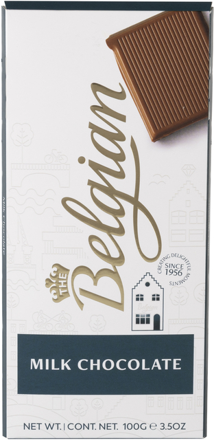 Chocolade The Belgian melk reep 100 gram