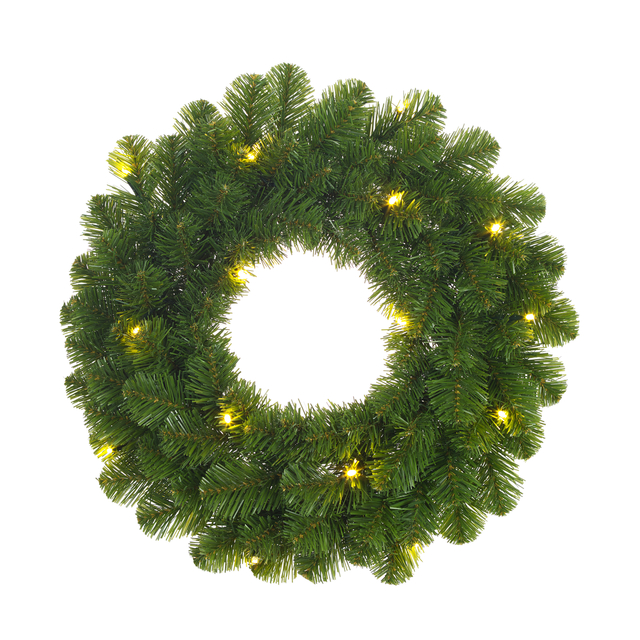 kerstkrans, sierkrans, dennenkrans, lichtjes, decoratie