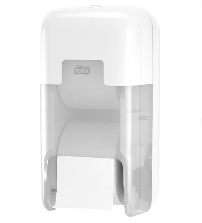 Tork OptiServe Hulsloos 2-rol Toiletpapier Dispenser T7 Wit