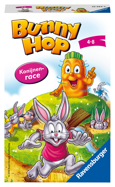 Spel Ravensburger Bunny Hop konijnenrace