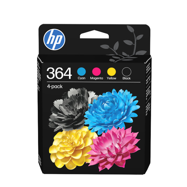 inktpatronen, 4-pack, kleurpatroon, cyan, magenta, yellow, black