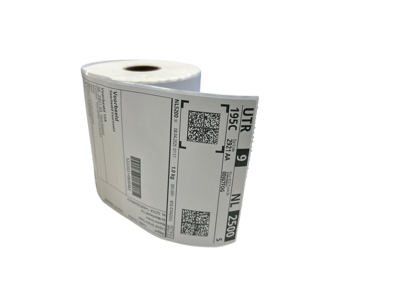 A800284-605 (800284-605) 102x152mm Zebra. Alternatief 1x 300st. Wit. Permanent