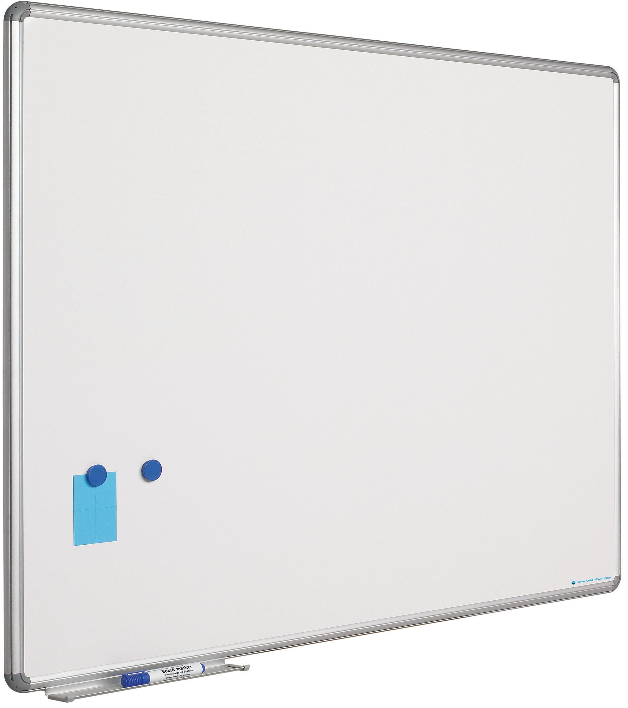 Whitebord Design profiel 16mm, emailstaal wit - 45x60 cm