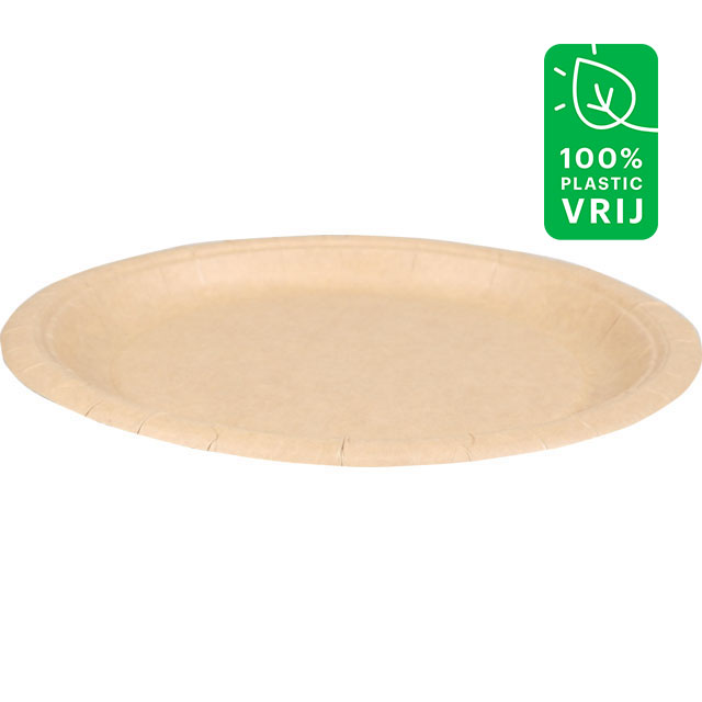Depa Biodore bord rond kraft 220mm doos 8x100st