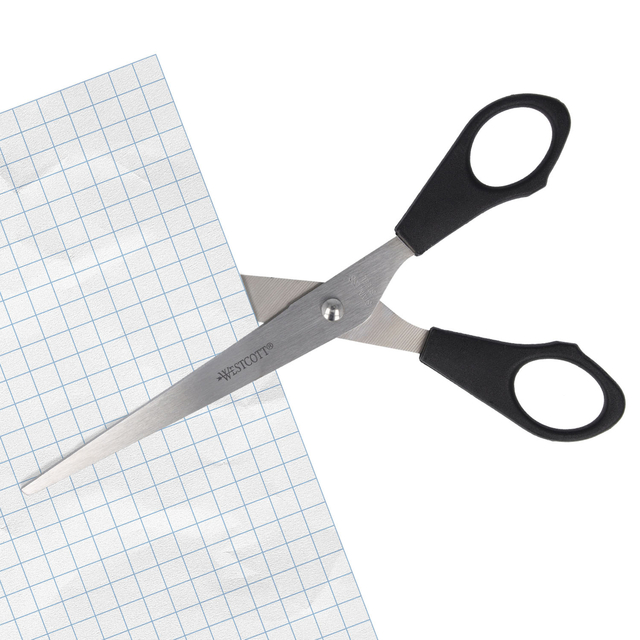 schaar, metalen, kokers, handvat, papier