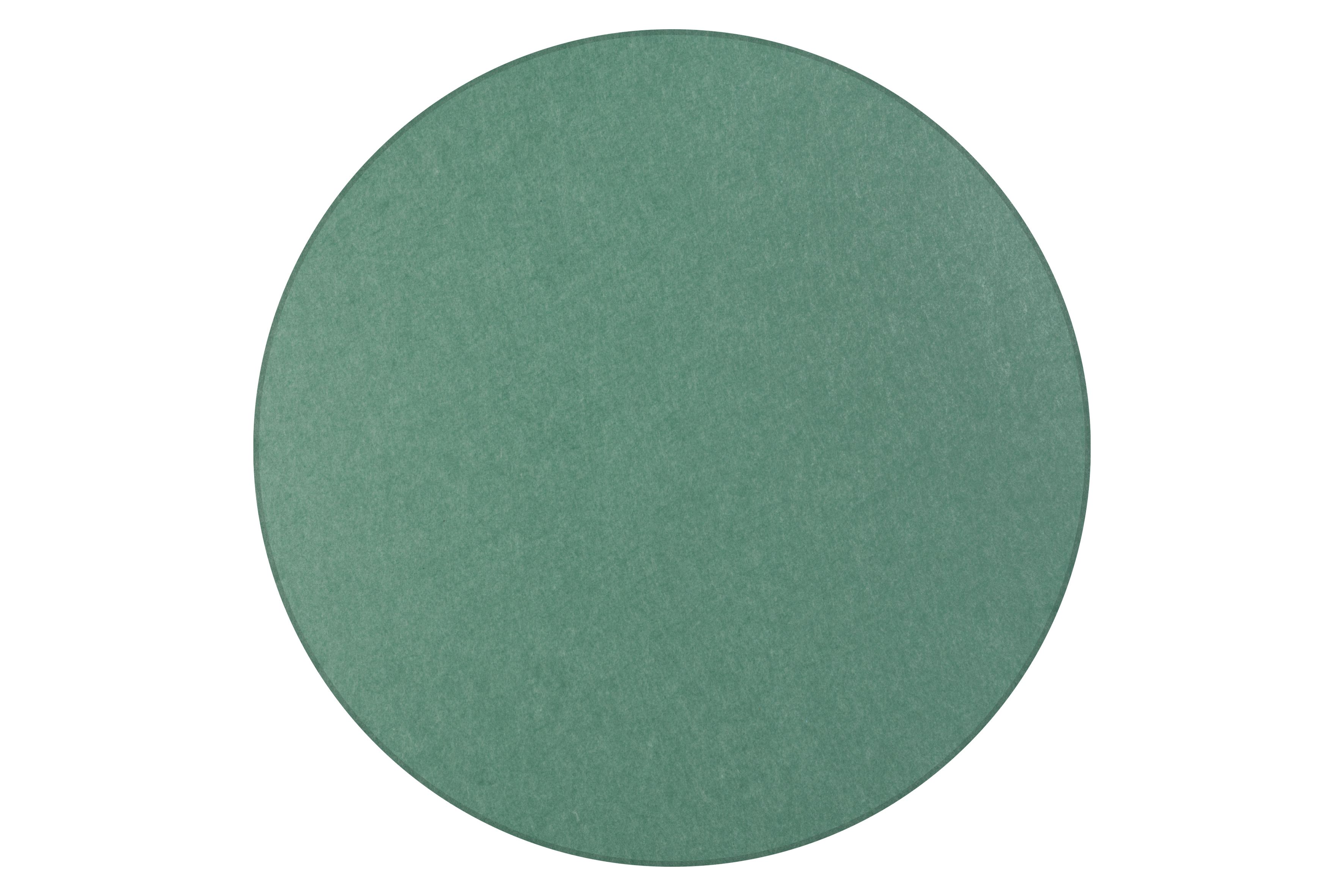 Akoestisch PET-vilt rond plafondpaneel, petrol groen - Ø120 cm