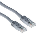 ACT Grijze 2 meter U/UTP CAT6A patchkabels met RJ45 connectoren