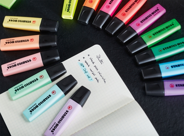Markeerstift STABILO BOSS Original 70/45 pastel assorti