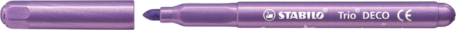 Viltstift STABILO Trio deco metallic assorti etui à 8 stuks