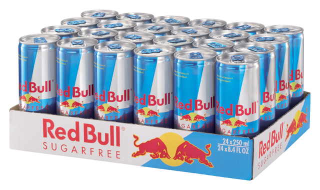 Energiedrank Red Bull sugarfree blik 250 ml