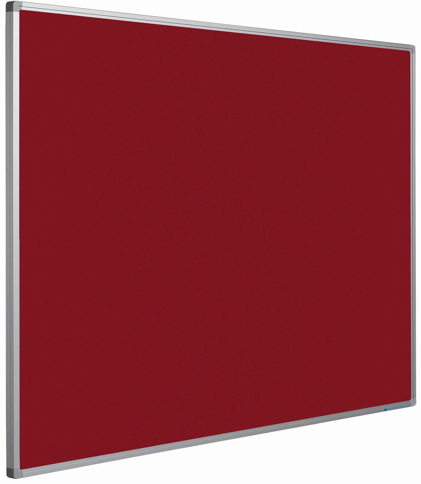 Prikbord Softline profiel 16mm, bulletin rood - 120x180 cm