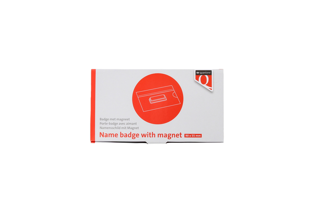 magnet, badge, naamkaart, kaart houder, rechthoekig