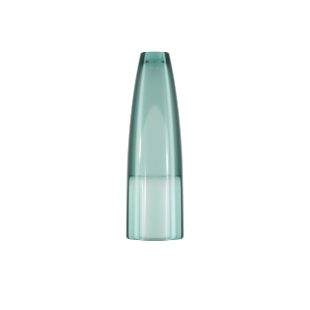 parfumfles, fles, glazen, mintgroen, slanke vorm