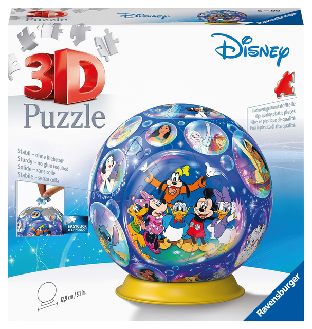 Puzzelbol Ravensburger Disney 3D 72 stukjes