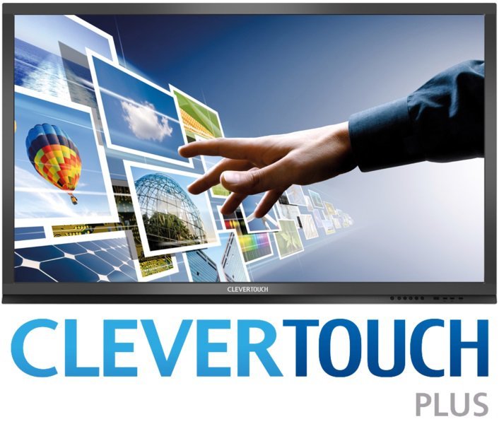 Clevertouch Plus 75"  smartboard met Clevermount en softwarepakket