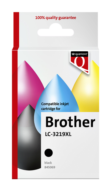 Inktcartridge Quantore alternatief tbv Brother LC-3219XL zwart