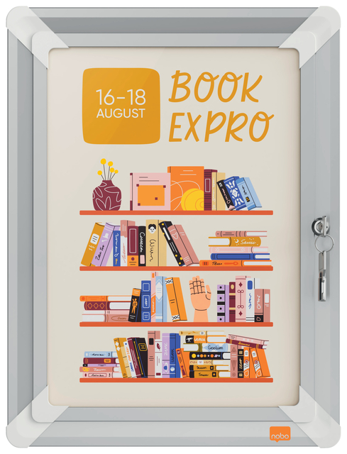 boeken, boekenplank, kast, frame, tinted lock