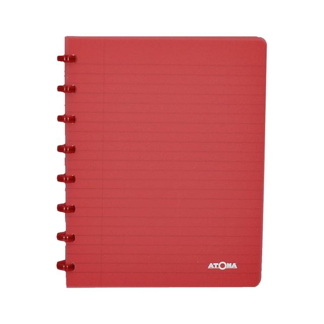 planner, notebook, red, ring-bound, A5
