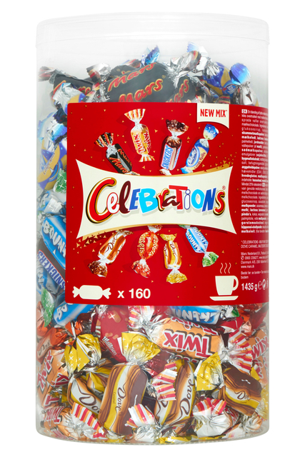 Chocolade Celebrations koker 1435gr