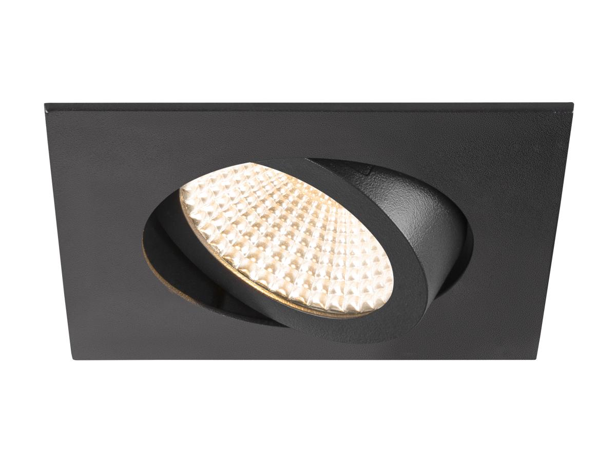 inbouwspot, countdown, spot, led, matte zwarte plaat
