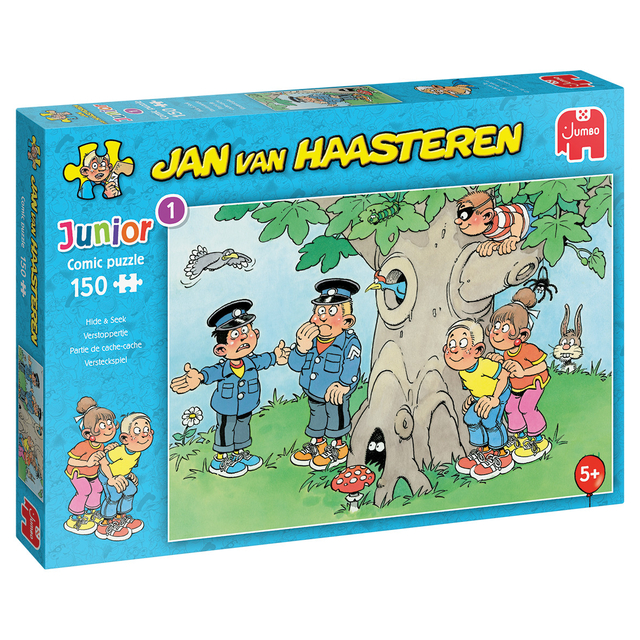 juniorspel, puzzel, comics, 150 stuk, kaarten?