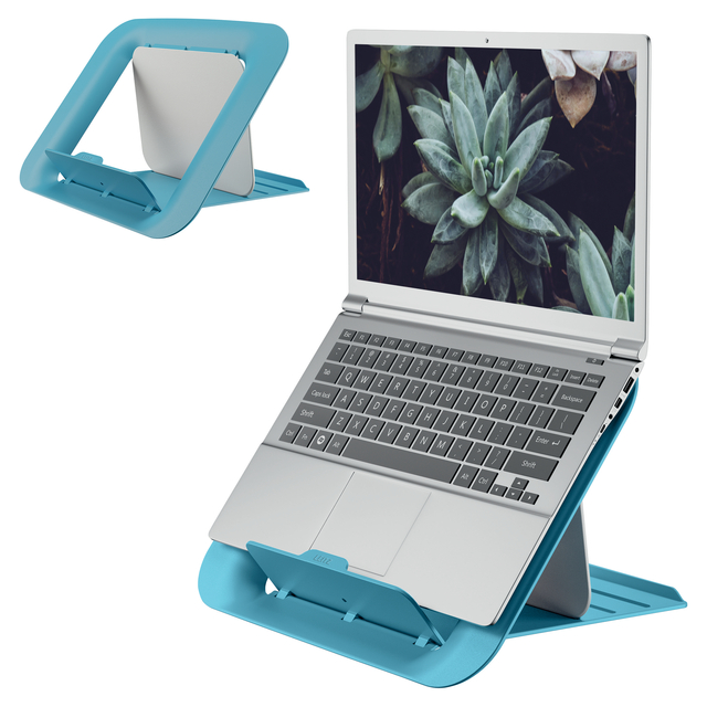 laptopstand,  verstelbaar,  ergonomisch,  plastic,  blauw