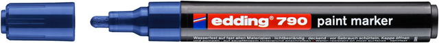 Paintmarker edding 790 op alcoholbasis 2-3mm blauw