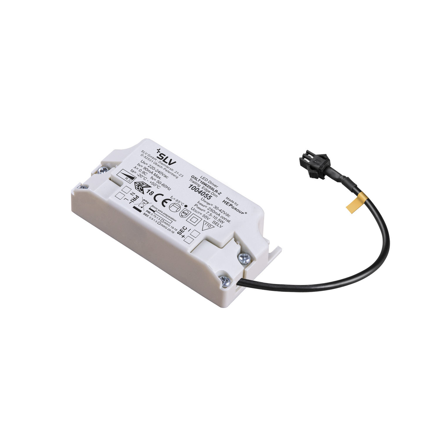 LED driver 6.5-10W 250mA fase dimbaar