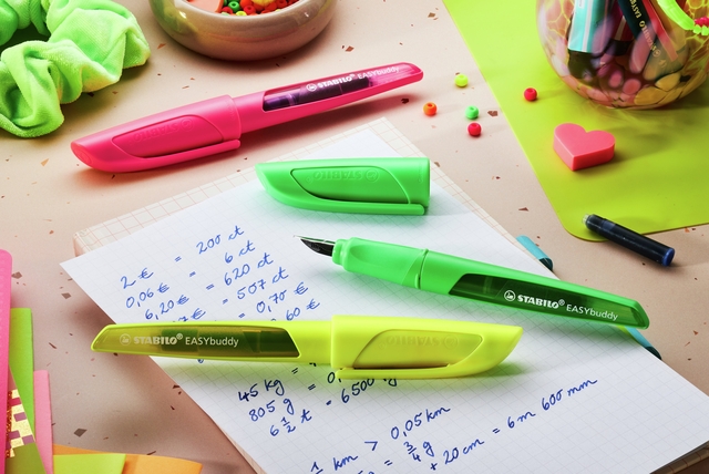 highlighter, marker, neon, green, notebook
