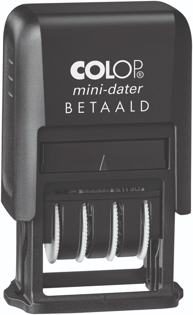 stempel, dater, afstempel, mini-dater, betaald