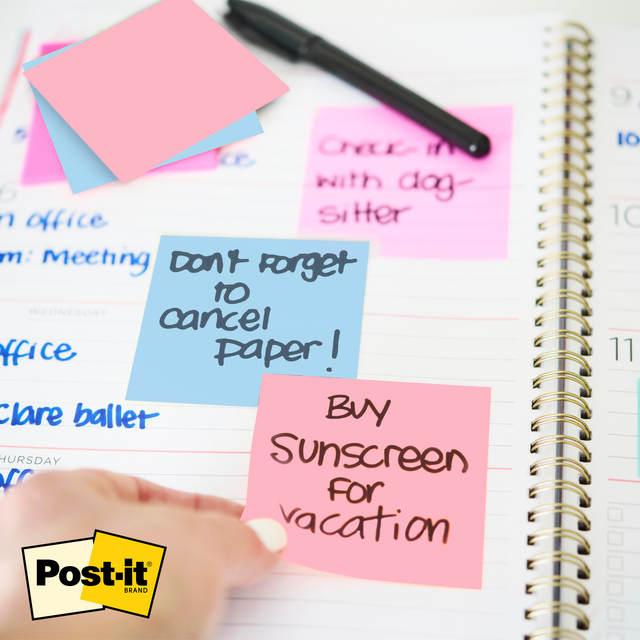 post-it, sticky note, planner, calendar, office supplies