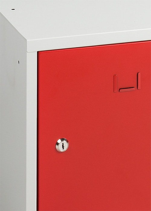Lockerkast CBL.38.HANG-Grijs/Rood
