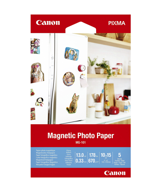 Fotopapier Canon MG-101 magnetisch 10x15cm 5vel