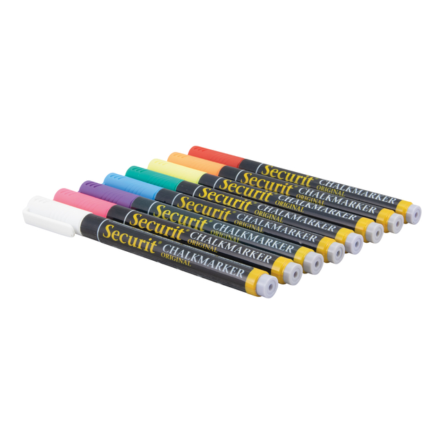 krijtstift, chalkmarker, kleurstift, markers, gelijke set
