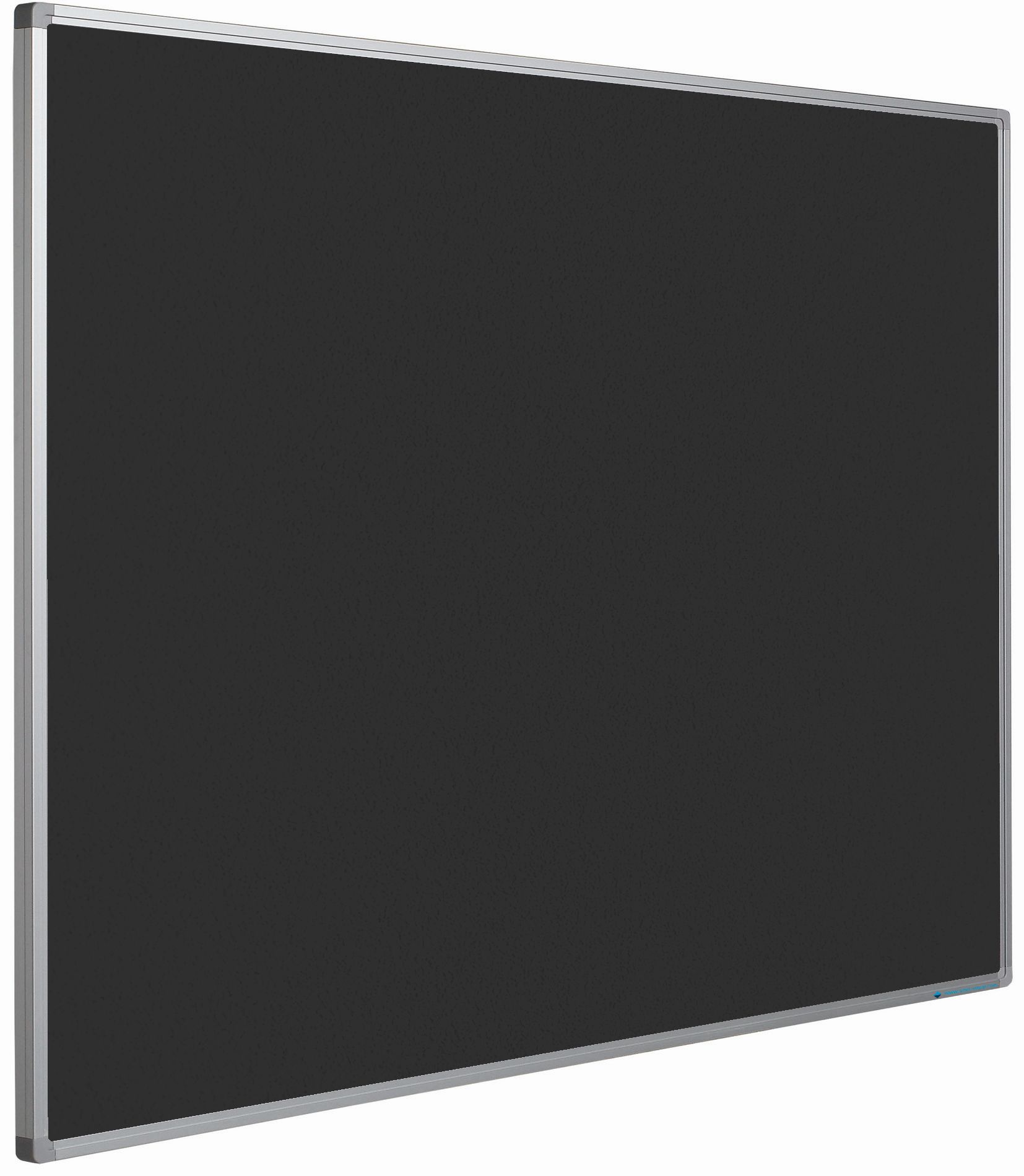 Prikbord Softline profiel 16mm, bulletin zwart - 120x240 cm