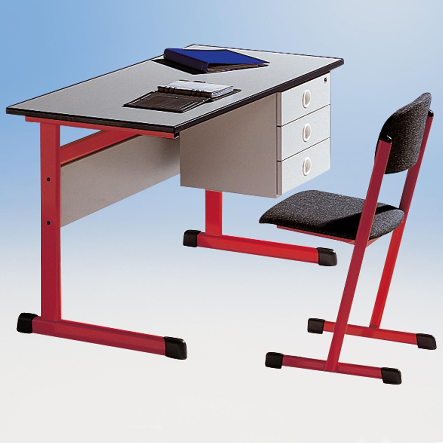 Lerarentafel 130x65 cm TL serie met laminaat blad