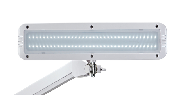 Werkpleklamp MAUL Intro LED tafelklem dimbaar wit