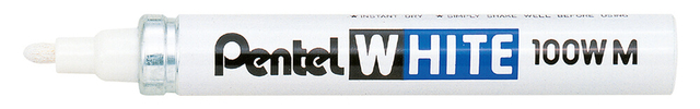 Viltstift Pentel 100W rond 2.2mm wit