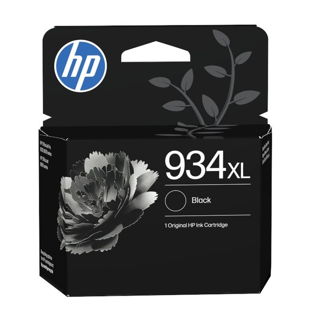 printer, inktcartridge, HP, 934XL, zwart
