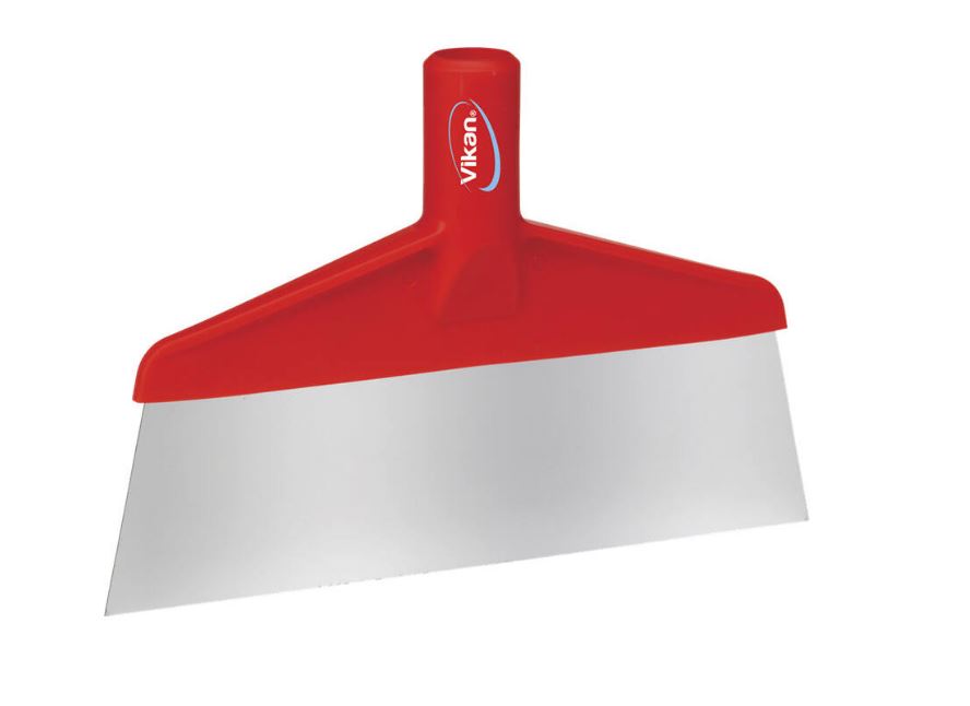 Vikan Vloerschraper Tafelschraper RVS Rood 245x70mm