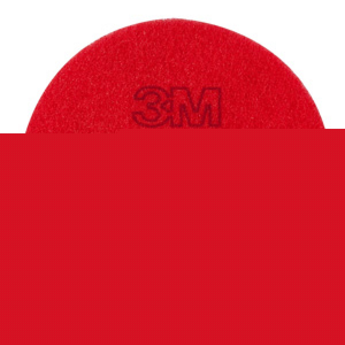3M Scotch-Brite Vloerpad 17inch 432mm Rood per stuk