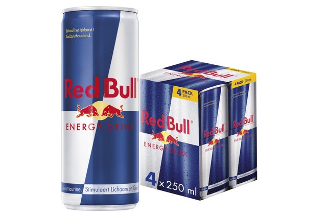 energie drank, Red Bull, blikverpakking, blik aluminium, 250 ml