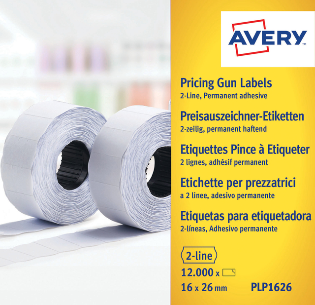 etiketrol, lintgeleding, labelrol, thermiekeetiket, 2-line etiketten
